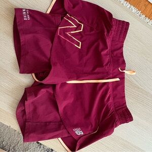 New Balance Women's Burgundy Athletic Shorts